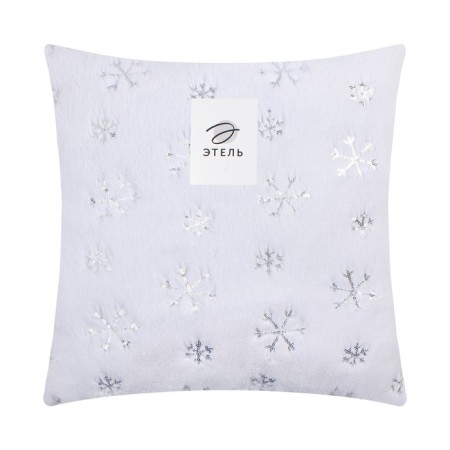 Case on the pillow Ethel "Snowflake" silver 43 x 43 cm, 100% p/e-5