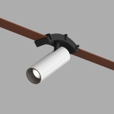 DK5546-BW+BK Lamp Belty Spot with the D35MM L127MM 48V 7W 30 ° 4000K IP20 white with black