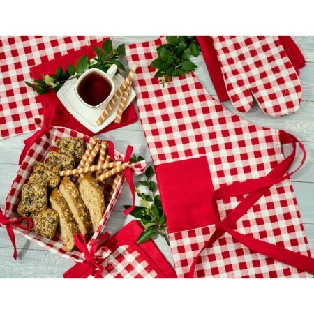 Cuisine chick, size 45x60 cm, red color-1