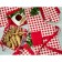 Cuisine chick, size 45x60 cm, red color