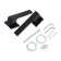 Separate handle Lockland 004 BL, black color