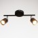 Lamp Black 2x6W GU10 Black 41x10x17cm