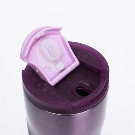 Thermal circle, 500 ml, spiral "Zvezda", retains heat 8 hours, 7.8x22 cm, purple-2