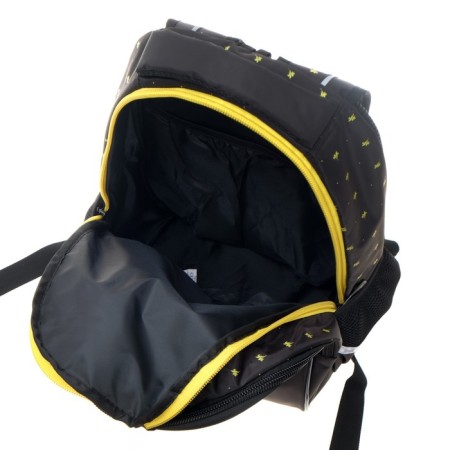 School backpack 40 x 26 x 19 cm, ergonomic back, Hatber Sreet, Banana, Black/Yellow NRK_77087-8