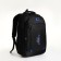 Youth backpack on a zipper, 4 pockets, black/blue color