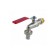 Water-brushed tap Aquasfera 1019-02, 3/4 ", with a fitting, lever, brass