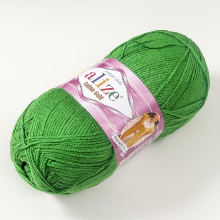 Yarn "Cotton Gold" 55% cotton, 45% acrylic, 330m/100g (126)-1