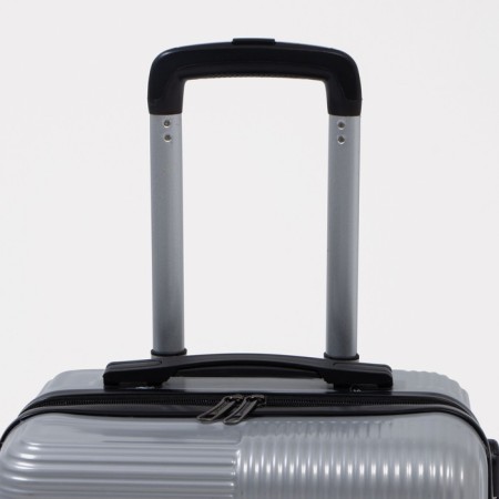 Small suitcase 20 "code castle, silver color-5