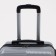 Small suitcase 20 "code castle, silver color