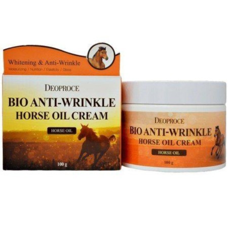 Face cream Deoproce Bio Anti-Wrinkle Horse Oil Cream, 100 g