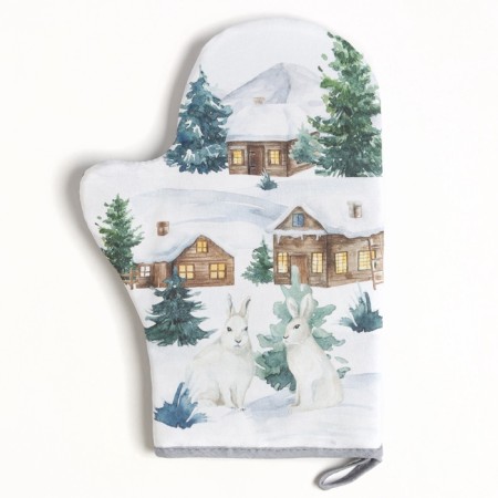 Forest Animals mittens of 20x27cm, sarzha, 100% x/l, Vatin 250g/m2-2