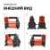 Car compressor "Aggressor" AGR-35, Metal, 12V, 180W, performance 35 l/min, bag
