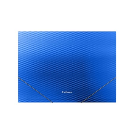 Folder-carte, 12 departments, 700 μm, Erichkrause "Diagonal Vivid", elastic band, embossing, mix-2