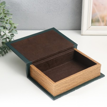 Broke Broke Wood, leatherette "Keys and newspaper" 4.5x13x18 cm-2