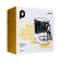 Coffee machine KitFort KT-7218, drop, 750 W, 1.25 l, black and white