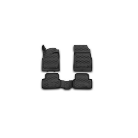 3D mats in the Chevrolet Cruze 08/2009-2015 salon, 4 pcs. (polyurethane)