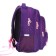 School backpack, 39 x 30 x 20 cm, Grizzly, ergonomic back, + keychain, purple