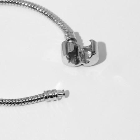 The basis for the bracelet "Bead", the color is silver, 15 size-1