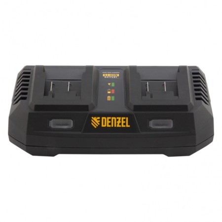 Denzel 28454 charger, for two IBC-18-3.0-2, Li-Ion, 18V, 3 A battery-1