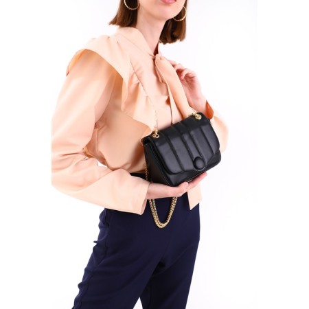 Magnet bag bag, long chain, black color-3