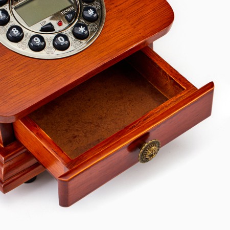 Retro-telephone "Strict", 17 x 17 x 26 cm, tree-3