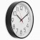 Wall clock, series: classic, smooth move, d-30.5 cm, black
