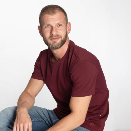 T -shirt SL BASIC, 48, burgundy-3