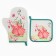 Set of kitchen. Ethel "Rabbit" mittens-seizure 20x28cm, 19x19cm tack, 100% HL