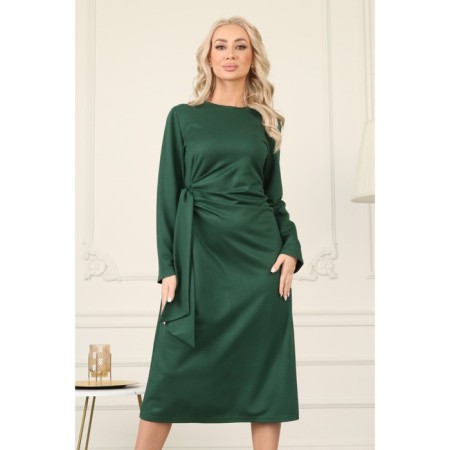 Women's dress, size 52, green color-12