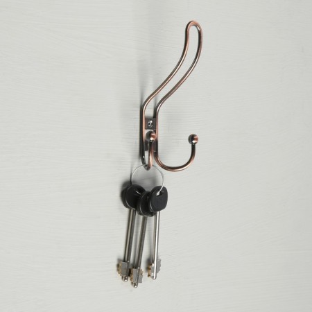 Hook furniture tundra TKT002, three -rod, copper-2