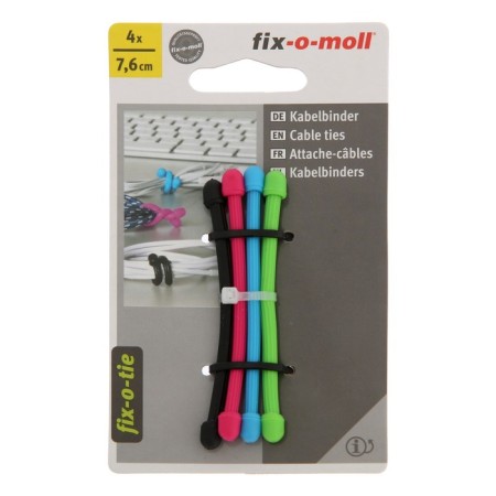 School for cable, fix-o-moll 7.6 cm 4-color color 4 pcs-4