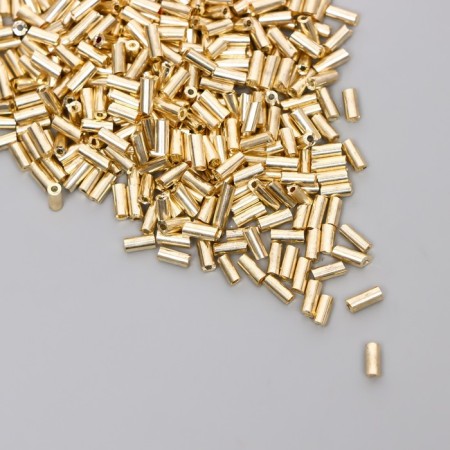Glass "Astra" 5 mm, 15g, dark gold