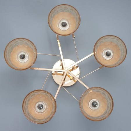 Akvil chandelier 5he27 40W gold 45x15x22 cm Bayerlux-4