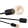 Chandelier 80008/8 8x40W E27 Black 90x73x28cm