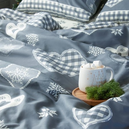 Bed linen Ethel Euro Scandi 200x217 cm, 220x240 cm, 70x70 cm - 2 pcs-4