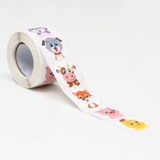 Stickers in the roll 