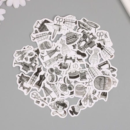 Stickers for creativity "Sewing accessories" set of 46 pcs 6.4x4.4 cm-3