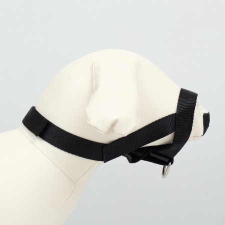 Donmorno-muzzle for dogs is strict, size M, OM 15-26 cm, Osh 13-20 cm, black-2