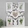 Photo frame plastic in 5 photos 10x15 13x12 "Cash tree" white 45x35x2.5 cm