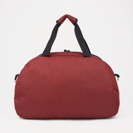 Sports bag with lightning, external pocket, burgundy color-1