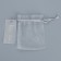 Bag Gift Organza Silver “From the Soul”, with Schildik, 10 x 12 cm +/- 1.5 cm
