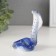 Souvenir Ceramics "Blue Cobra" with gold 5x6.2x7.7 cm
