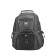 Backpack, 2 parts with a zipper, with USB, black color