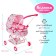 Stroller for dolls, universal, with a basket, a metal frame
