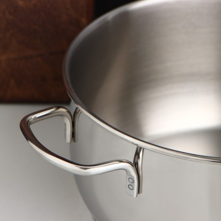 Classic-Prima pan, 2.5 l, d = 20 cm, capsule bottom, with a heat distribution layer, metal cover-2