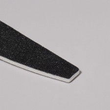File - emery, abrasiveness 80/100, 18 cm, black color