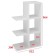 Shelf hinged and desktopa back No. 2, 500x300x932, white