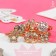 Children's ring "chosen" assorted in the heart, shape mix, white color in gold