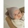 Hat with a brush Children's Amarobaby Pure Love Sweet, size 44-46 cm, brown color