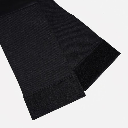 Women's belt, width 12 cm, Velcro, black color-9